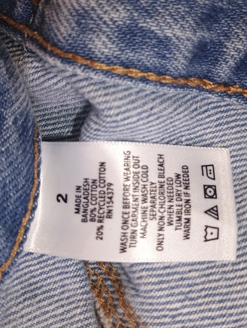 Aeropostale Mini Denim Shorts Women's Size 2 - Picture 9 of 9